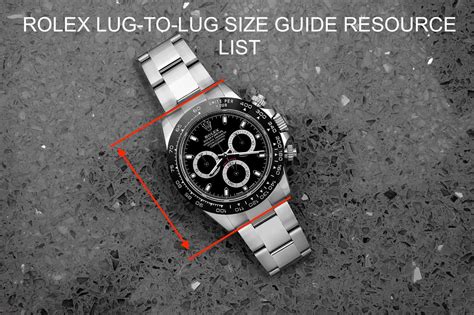 rolex day date 40mm lug to lug|rolex lug size chart.